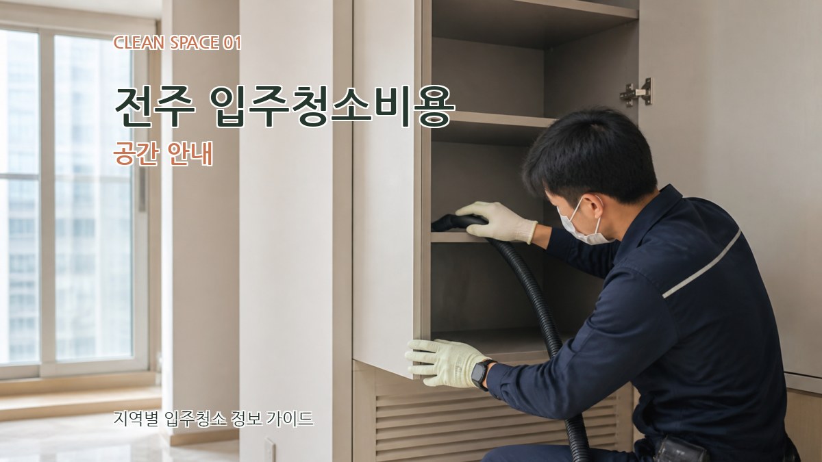 전주 입주청소비용