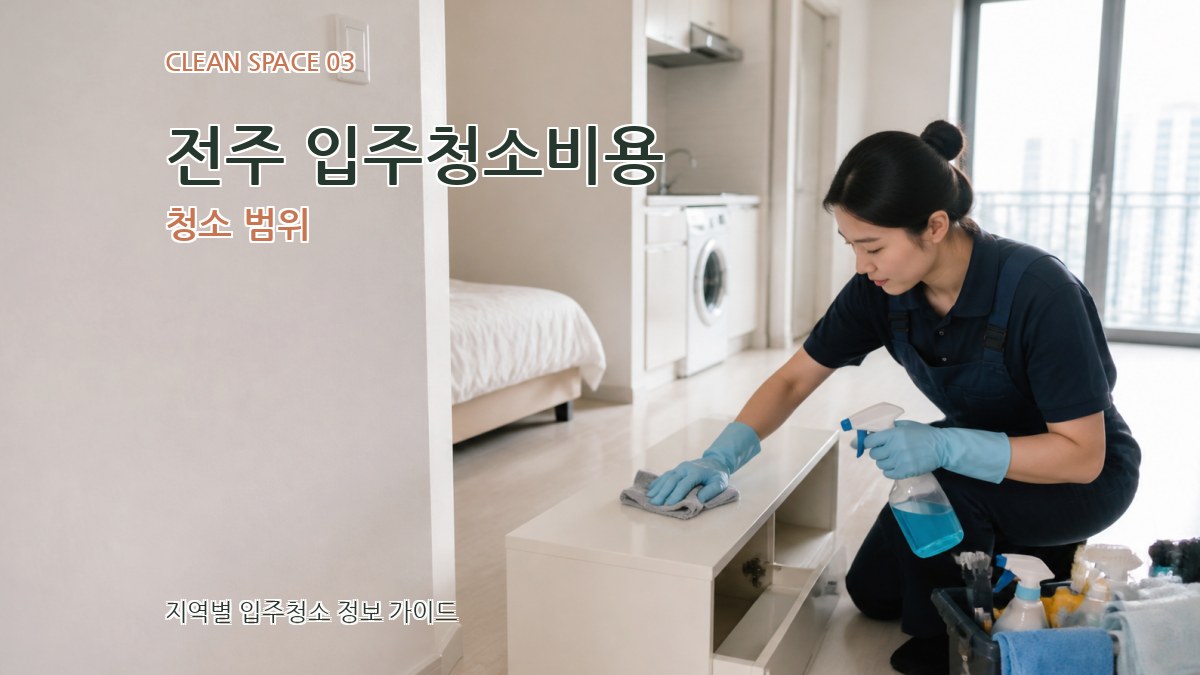 전주 입주청소비용 청소 범위