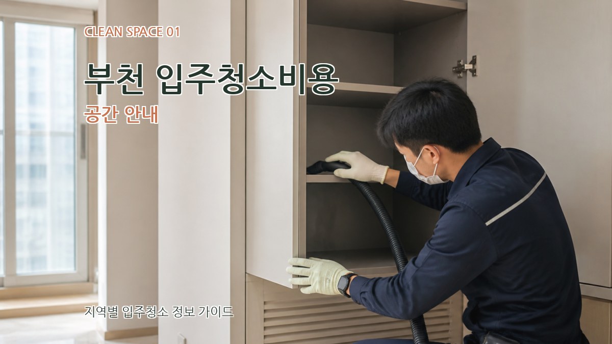 부천 입주청소비용