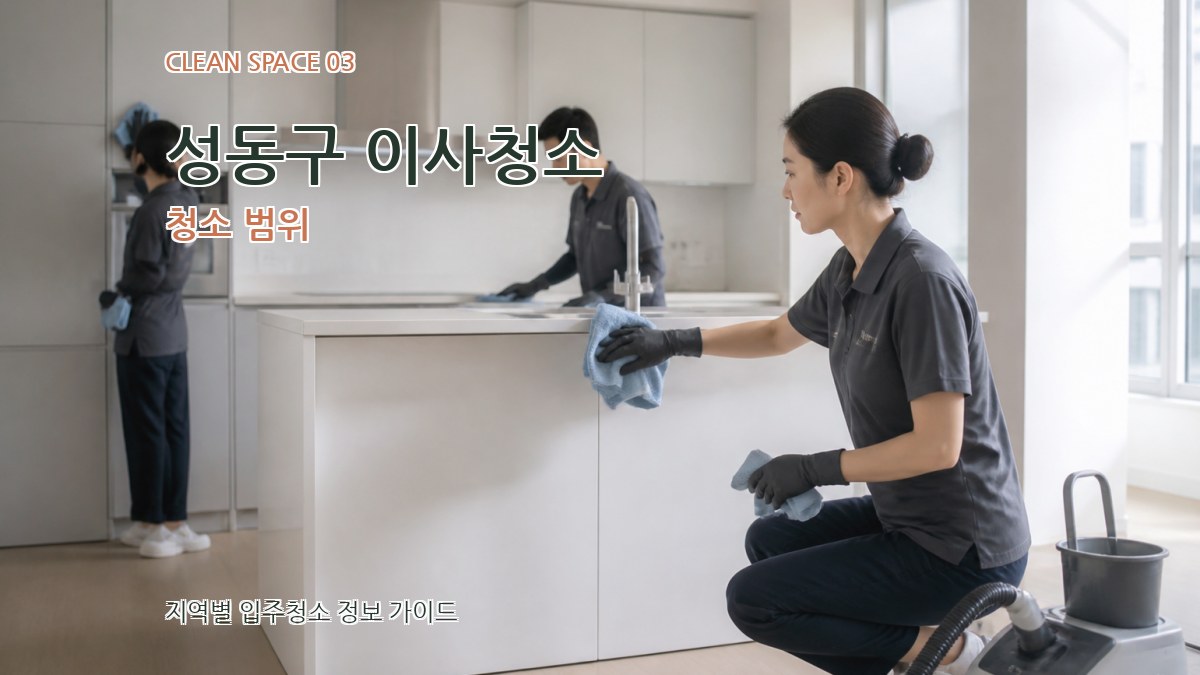 성동구 이사청소 청소 범위