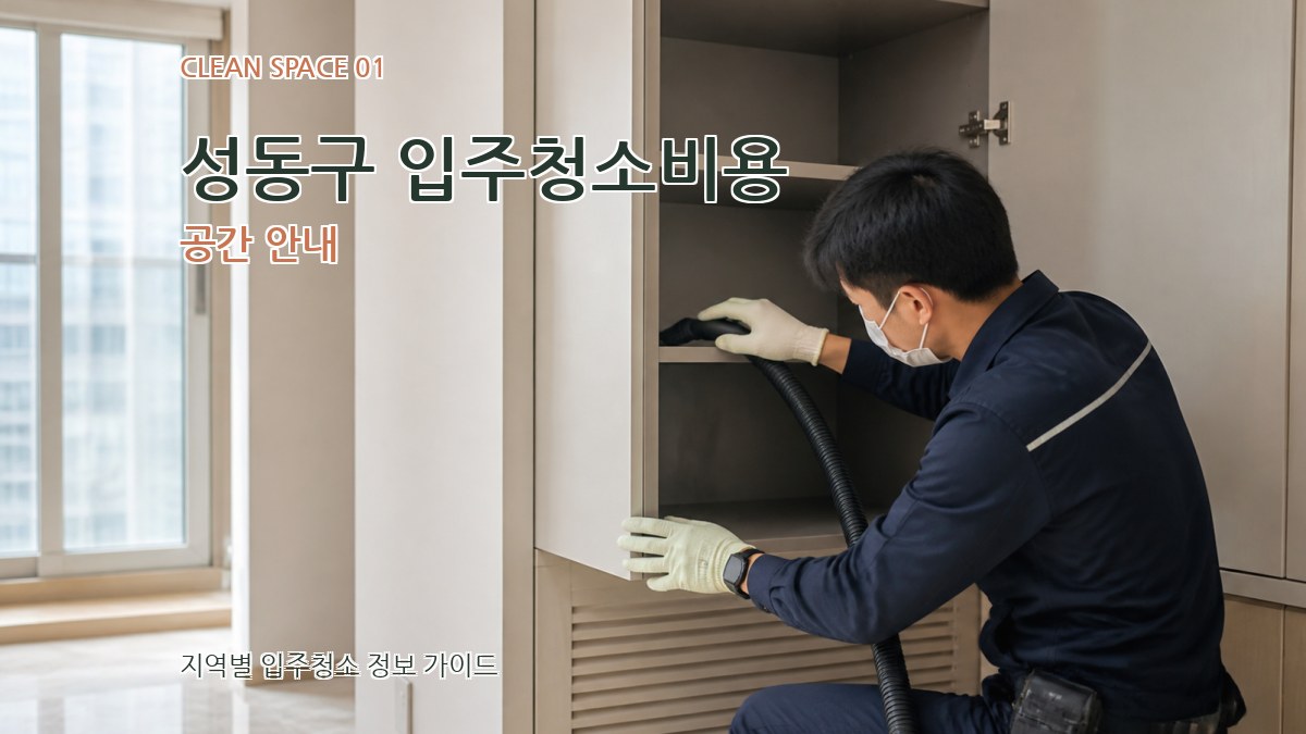 성동구 입주청소비용