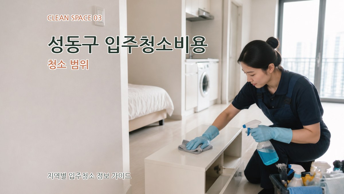 성동구 입주청소비용 청소 범위