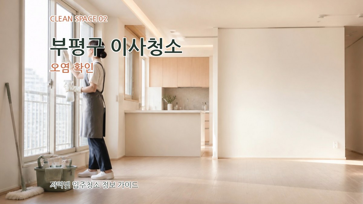 부평구 이사청소 오염 확인