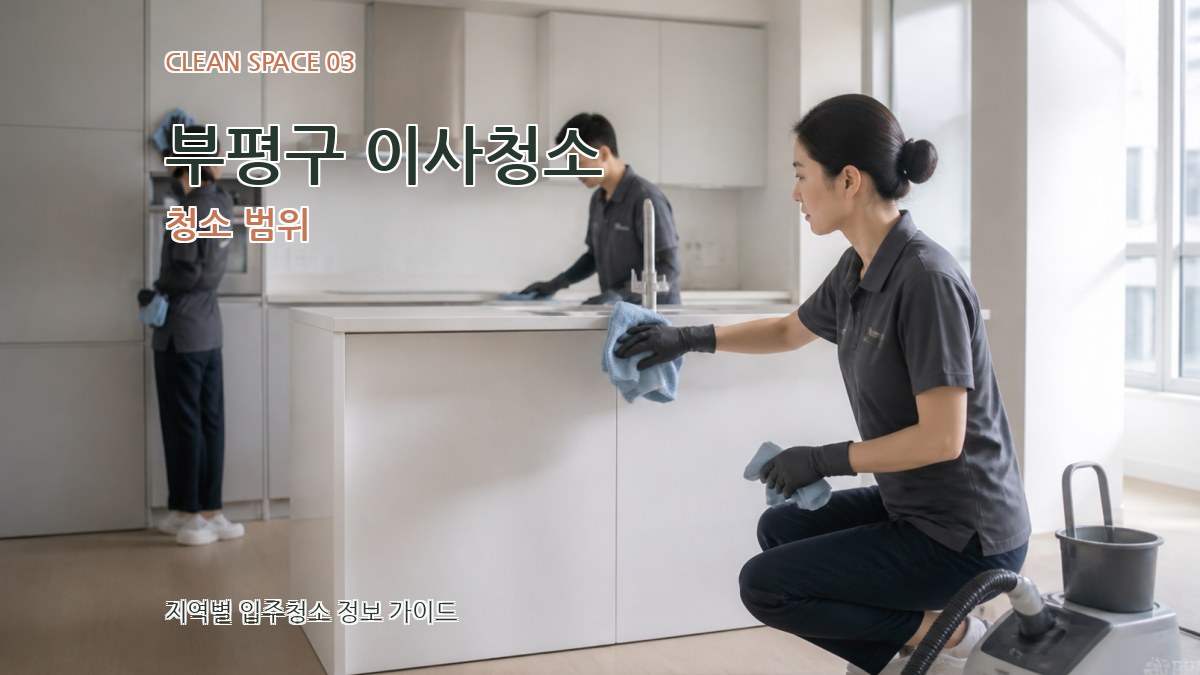 부평구 이사청소 청소 범위
