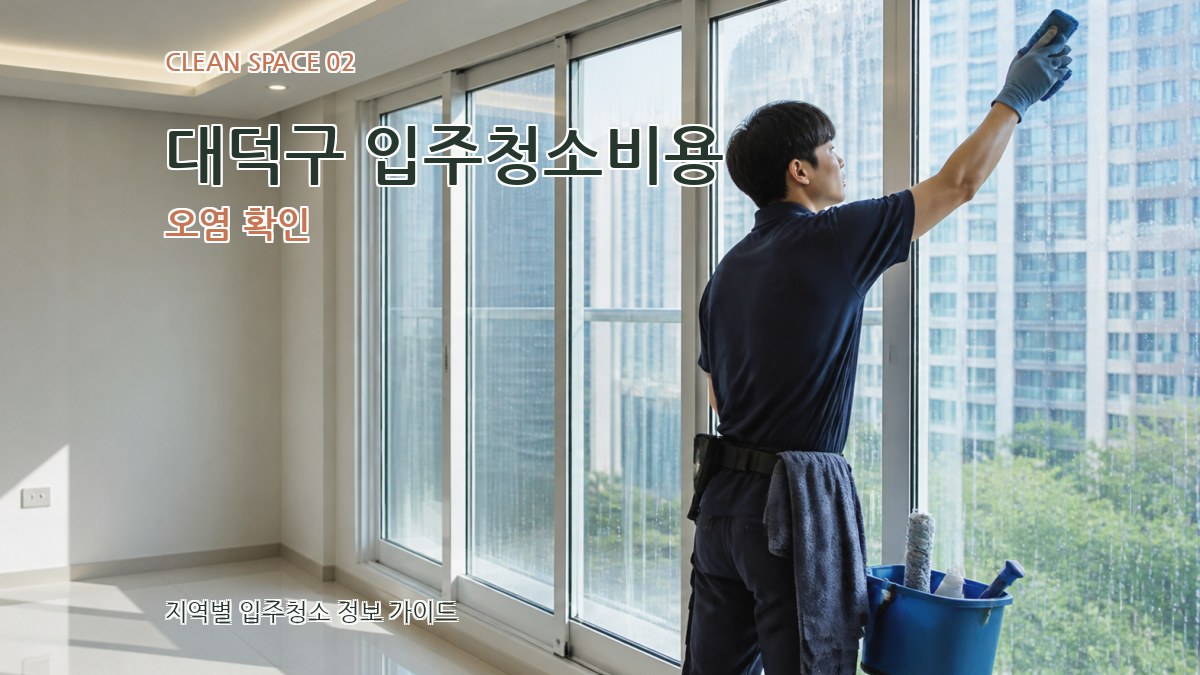 대덕구 입주청소비용 오염 확인
