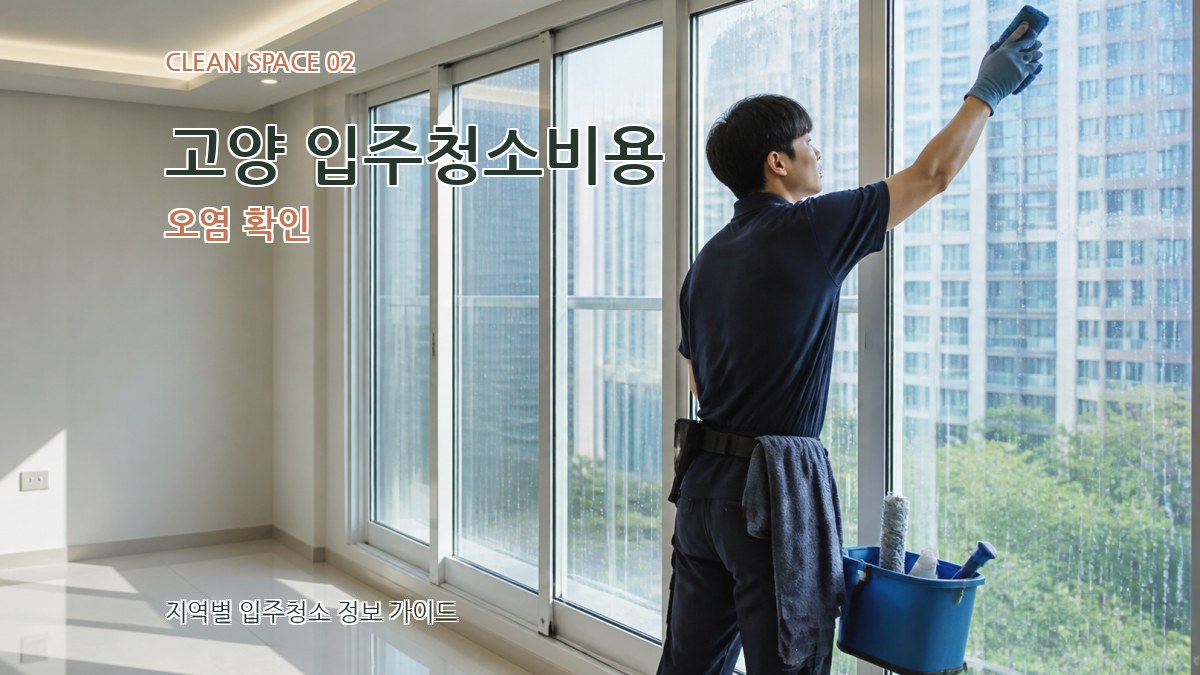 고양 입주청소비용 오염 확인