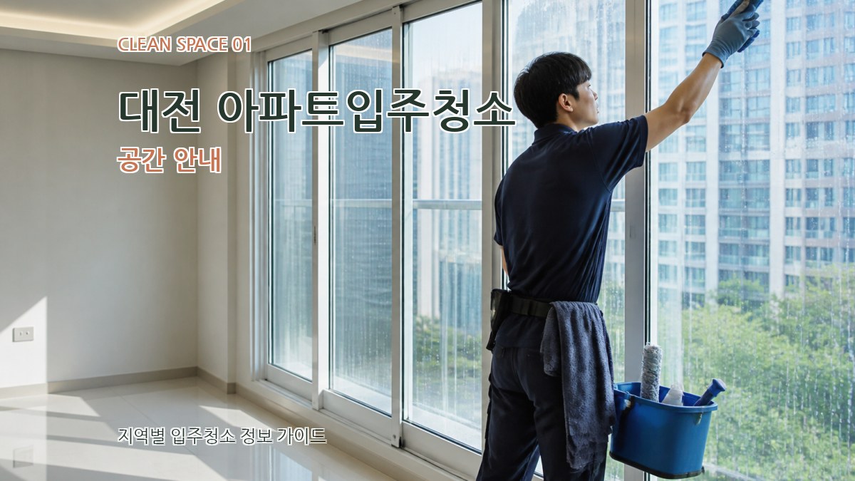 대전 아파트입주청소