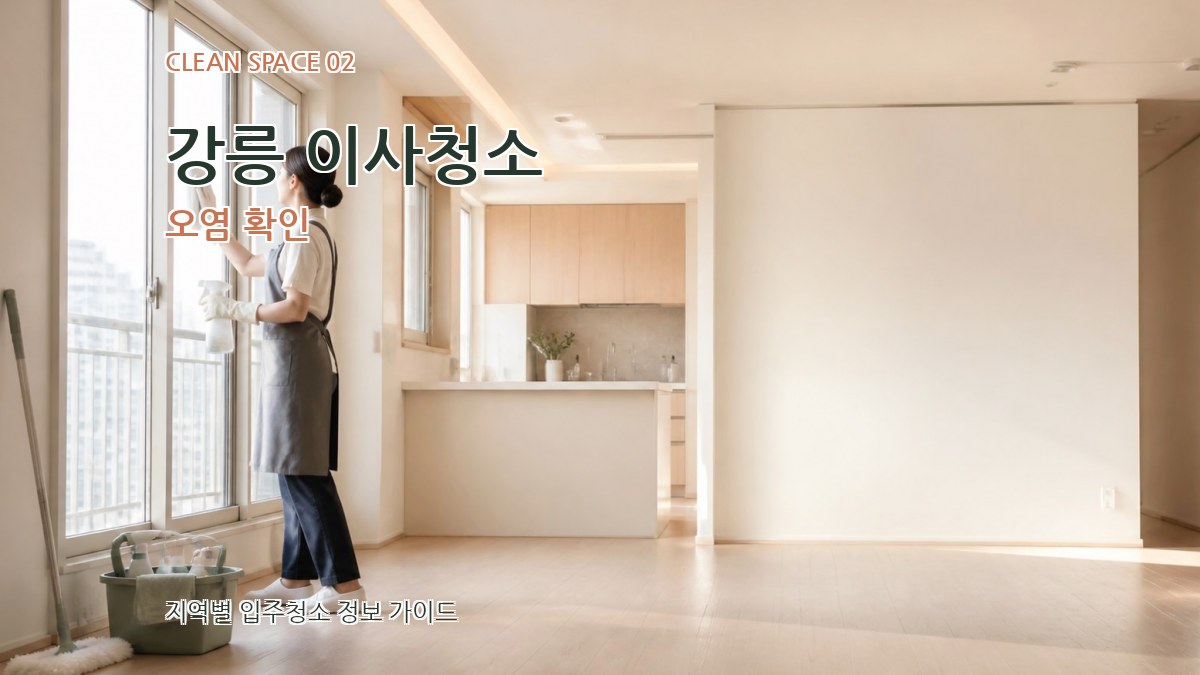 강릉 이사청소 오염 확인